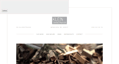 Desktop Screenshot of kleintimmermann.com